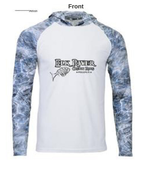 Biloxi Mossy Oak Performance Colorblocked Long Sleeve Hooded Shirt Ste –  Elk River Custom Rods