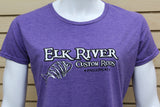 Ladies Short Sleeve Lightweight T-Shirt Heather Purple